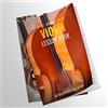 QMG Libro per lezioni di violino per principianti, adatto a tutti i livelli, note con codice colore, 50 canzoni fantastiche e popolari
