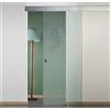 Porta scorrevole reversibile Rio bianco venato 210x70 cm