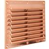 La Ventilazione BR1714RAN Griglia di Ventilazione in Plastica Rettangolare 175x146 mm da Sovrapporre, Effetto ramato