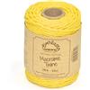 Everlasto - Bobine da 50 m, in morbido cotone colorato, per macramè, 4 mm circa, colore: Narciso