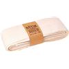 Trimz - Nastro 100% cotone a spina di pesce, naturale, 50 mm x 5 m