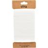 Trimz Nastro Singolo in Cotone a Spina di Pesce, Bianco, 25mm x 5m, 5 unità