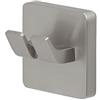 TIGER Dock Gancio, con Viti, Acciaio Inox Spazzolato, 4.9 x 4.9 x 3.2 cm
