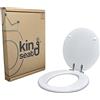 king seat COPRIWATER DEDICATO SMALL IDEAL STANDARD. ALTA QUALITA' REALIZZATO IN MDF CERTIFICATO, Bianco Ideal Standard