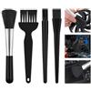 Vesaneae 4 Pezzi Spazzole Antistatiche ESD, Spazzola per Pulizia della Tastiera, Kit di Pennelli per Tastiera, Kit di Spazzole ESD, Polvere Pulire Pennello per PC Tastiere Fotocamera Schede Madri