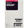 Filofax 212405 - Block notes tascabile, pagine bianche, bianco