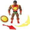 Masters of the Universe - Origins, Personaggio Sun-Man da 14 cm Snodato con Accessori, da Collezione, Giocattolo per Adulti e Bambini 6+ Anni, HDR90