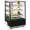 Banco Vetrina espositiva refrigerata per pasticceria. Dim. 90x80,5x144,5H - Temp. +2°/+8°C