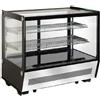 Espositore Vetrina refrigerata da banco. Vetro Curvo - Lt. 120 - Dim.cm. 70,2x56,8x68,6H.