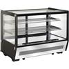 Espositore Vetrina refrigerata da banco. Vetro Curvo - Lt. 160 - Dim.cm. 88x56,8x68,6H.