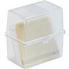 Exacompta 50631D Schedario, Cristallo, 4.9 x 8.8 x 7.7