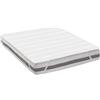 Tata Home Topper Coprimaterasso Trapuntato in Microfibra Correttore per Sopra Materasso con Elastici Letto Matrimoniale 2 Piazze King Size 180x200 cm Made in Italy