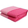 Corredocasa Copriletto Singolo Trapuntato Double Face, Made in Italy - Trapunta Primaverile/Estiva in Morbida Microfibra - Trapuntino Bicolore disponibile in Vari Colori - 160x260 cm (Fucsia/Rosa)