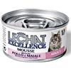 MONGE LECHAT EXCELLENCE UMIDO MOUSSE ADULTO RICCA IN POLLO E MAIALE 85 G