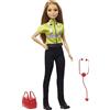 Barbie - Bambola Paramedico Bruna con Stetoscopio, Kit di Pronto Soccorso e Tanti Accessori, Giocattolo per Bambini 3 + Anni (GYT28)