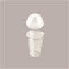 ILIP 50 Pz Bicchiere PLA BIO 350cc con Coperchio Cupola con Foro