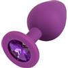 YOU 2 TOYS Jewel Plug In Silicone Viola