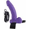 FETISH FANTASY SERIES Strapon Vibrating Dildo With Balls