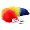 RIMBA Butt Plug Rainbow Tail