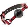 FETISH SUBMISSIVE Ball Gag con Cinturino Rosso Fetish Submissive
