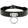 COQUETTE Chocker con Anello in Pelle Vegana