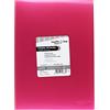 Grafoplás Grafoplas 1461754. Cartella da 50 buste trasparenti, formato a libro, colore rosa fucsia, polisone Multiline