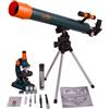 SET TELESCOPIO + MICROSCOPIO LEVENHUK GIOCHI ASTRONOMIA MICROSCOPIA