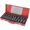 KATSU Tools KATSU 1/2 Set di Chiavi a Bussola Profonda 35 Pezzi, 8mm-32mm Heavy Duty Metrico Chiave, Acciaio al Cromo-Molibdeno di Qualità, Strumento di Riparazione Motori Camion e Trattori 420445