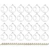 Sziqiqi 24 Piezas 80cm Appendere portacandele in Vetro globi terrario Wedding portacandele candeliere, Vetro, Transparen