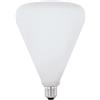 Eglo LED E27 dimmerabile, lampadina a forma di cono di grandi dimensioni, 4,5 Watt (equivalente a 40 Watt), 470 Lumen, bianco caldo, 2700k, lampada bianco opale, R140, Ø 14 cm