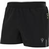 Macron Run Chinook SCB Timon Micro Short Man Blk/NYEL, Pantaloncini Uomo, Nero, M