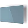 Faber PRONTA CONSEGNA - Faber Cappa a parete GLAM FIT ZERO DRIP DB 80 330.0615.655 finitura vetro blu polvere da 80 cm