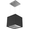 Faber Selezione Faber Cappa a isola sospesa SOFT CUBE F40 345.0607.590 finitura FENIX NTM nero Ingo da 41 cm