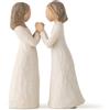 Willow Tree 26023 Sorelle di Cuore Resina, Design di Susan Lordi, 13 cm