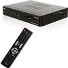 WWIO BRE2ZE T2/C Cavo, Terrestre Full HD Nero Set-Top Box TV BRE2ZE T2/C, Cavo, Terrestre, DVB-C,DVB-T2, 1080p, H.265,HEVC, 10,100 Mbit/s, 512 MB