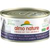 Almo Nature HFC Natural Made in Italy 12 x 70 g Alimento umido per gatti - Tonno, Pollo e Prosciutto - NOVITÀ