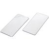 Rayher piani da taglio, set ricambio 2 pezzi, trasparenti, per Rayher Mini fustellatrice to go, dimensioni 78 x 165mm, spessore 3mm, 50185000