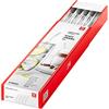 ZWILLING Sorrento - Cannucce in vetro borosilicato riutilizzabili e sostenibili per bevande fredde e calde, 4 pezzi, lunghezza 23 cm, forma curva, colore: Trasparente