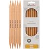 KnitPro International Basix - Set di 2 Ferri da Maglia, 10,00 mm, 20 cm, in Legno di Betulla