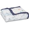 aden + anais™ Silky Soft Dream Blanket, coperta per bambine e ragazzi, in mussola di bambù, idea regalo per neonati, neonati e bambini, 120 x 120 cm, colore: Stargaze