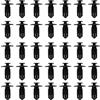 The Lord of the Tools A1249900492 - Set di 50 rivetti in plastica per rivestimento passaruota, foro da 7 mm, compatibile con Mercedes Classe E CLS CLK W202 W203 W204 W205