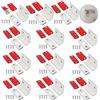 Taipintee Chiusura Magnetica 12 Pezzi Calamita Porta, da Armadio Chiusura Magnetica per Ante Cucina Porta Magnete Mobili Magneti per Chiusure