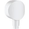 hansgrohe 26453700 FixFit S Connettore tubo di collegamento a parete con valvola di riflusso bianco opaco, con Rückflussverhinderer