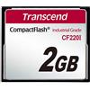 Transcend CFCard 2GB Industrial UDMA5, TS2GCF220I, nero
