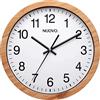 NUOVO orologio da parete rotondo in plastica da 10 orologio da parete vintage silenzioso resistente ai graffi per cucina camera da letto soggiorno (26 cm/10)