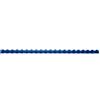 Texet 78247b bacchette di rilegatura pettine plastica 30 fogli 6 mm per 21 anelli Pack di 100 blu