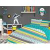 CALITEX - Parure da 3 Pezzi, 240 x 220 cm, Motivo Graphicmix, in Cotone, Multicolore, 240 x 220 cm