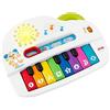 Fisher-Price Pianoforte di Cagnolino Ridi & Impara, Pianoforte Giocattolo Portatile con Luci, Musica, Versi degli Animali, Contenuti Educativi e 4 Modalità di Gioco, Edizione: Tedesco, GFK01