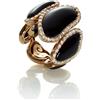 Chantecler Anello Enchanté Fascia smalto nero