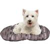 FERPLAST - Cuccia per cani e gatti - Cuscino per cani di piccole dimensioni - Materassino per cani - Tappetino per cucce e auto - Morbido letto per cani - Relax, 55 x 36 CM, MARRONE